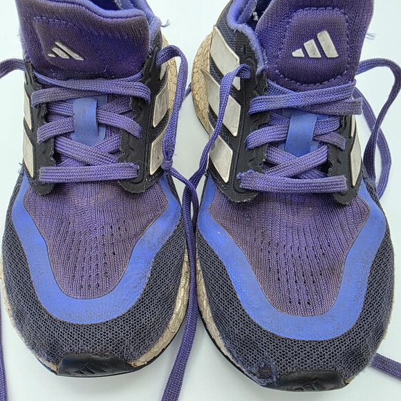 Adidas Grade School Pureboost Light Kids Size 3.5 Purple Athletic shoes Casual - Picture 10 of 14